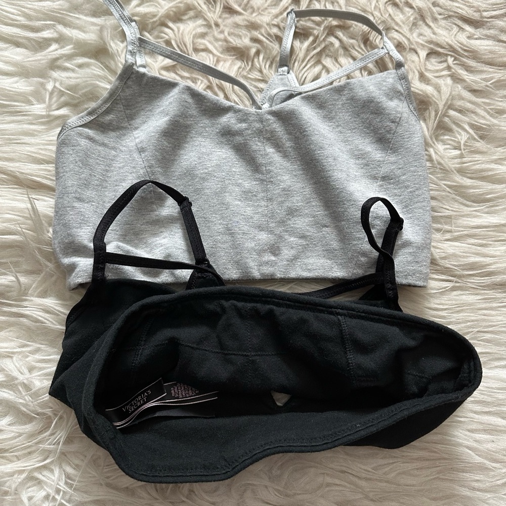 Victoria’s Secret Lounge/ Bralette Bundle in Gray and Black - Picture 8 of 16